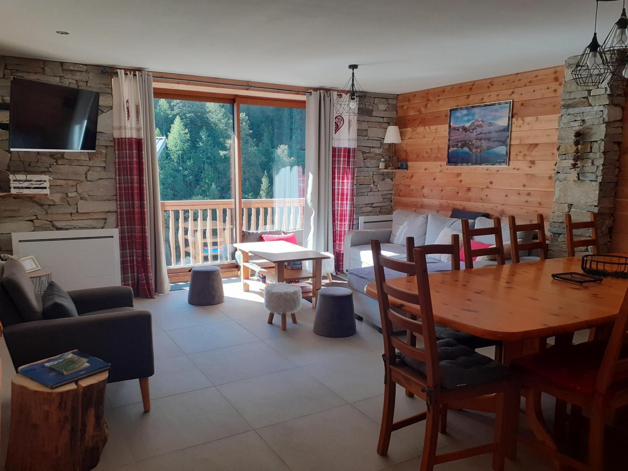 Appartement Chaleureux Avec Wifi De 10 Personnes A Val-Cenis Ланслебург-Мон-Сени Екстериор снимка